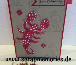 Geburtstagskarte Skorpion